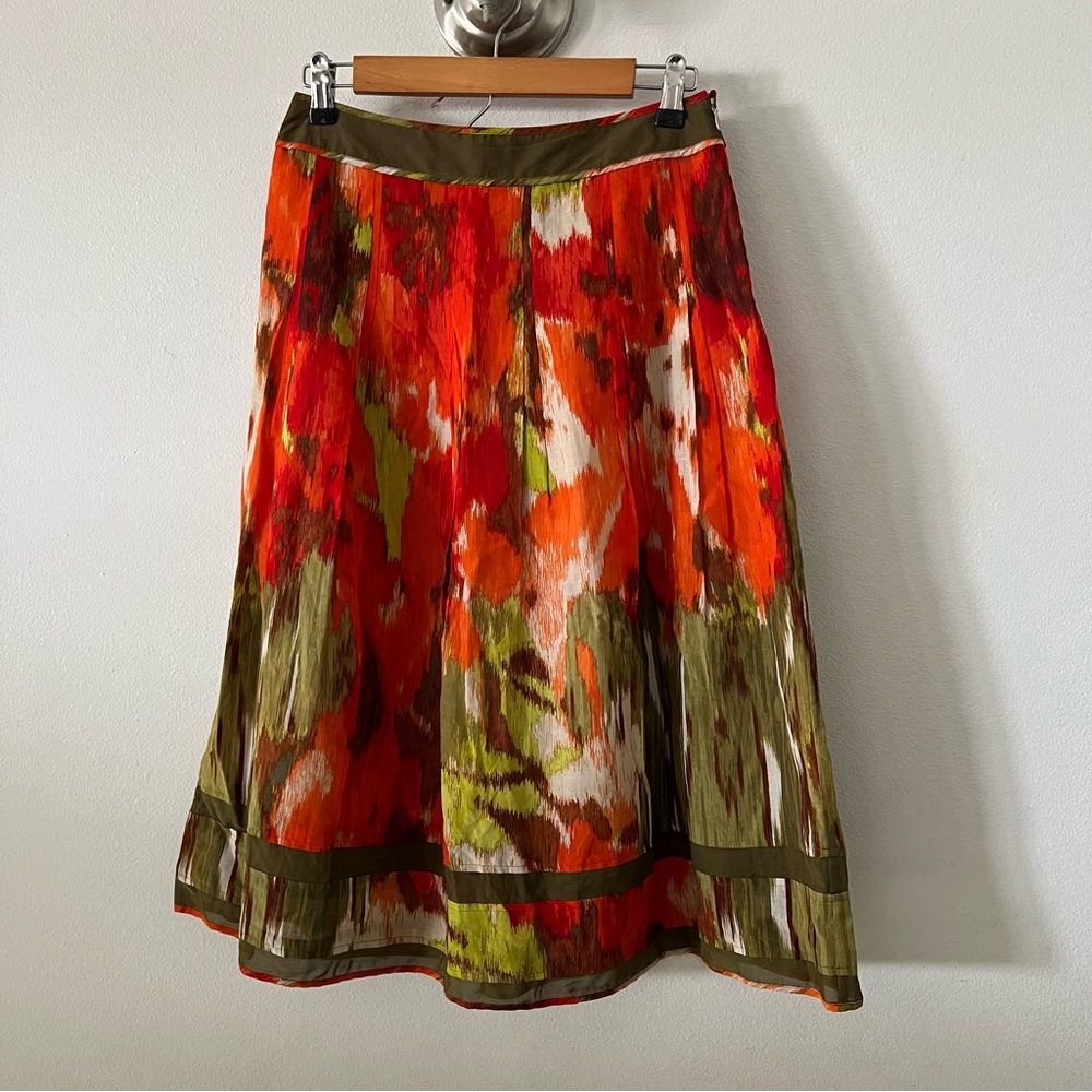 Talbots Vibrant Multicolor Women's Skirt Sz 2P